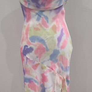 Selfie Leslie Pastel Tie-Dye Maxi Dress
